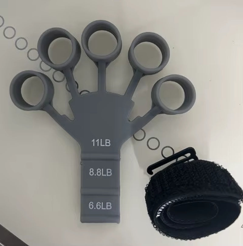 Silicone 5-Finger Finger Trainer, Wrist Tension Device, Shooting Corrector, Auxiliary Grip Strength Training