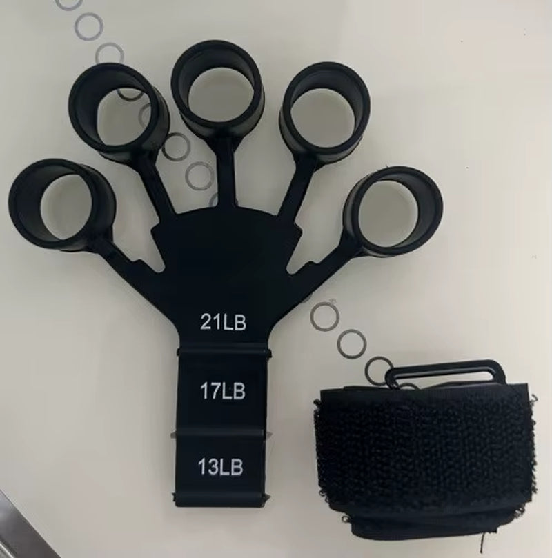 Silicone 5-Finger Finger Trainer, Wrist Tension Device, Shooting Corrector, Auxiliary Grip Strength Training